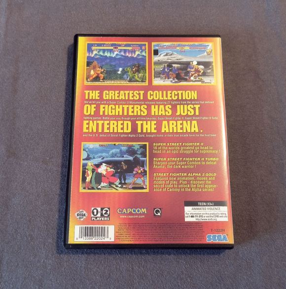 Street Fighter Collection Sega Saturn Reproduction