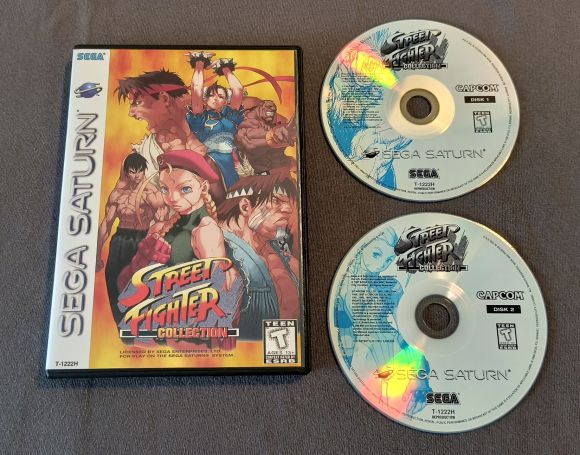 Street Fighter Collection Sega Saturn Reproduction