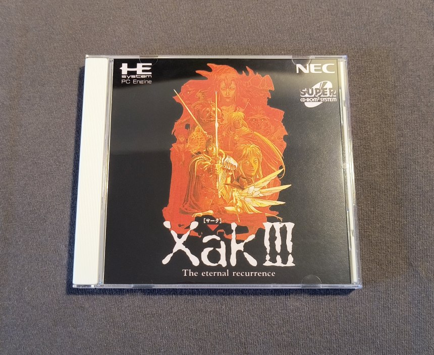 Xak III: The Eternal Recurrence PC Engine CD Reproduction (English)