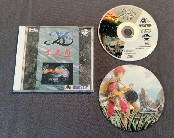 Ys III: Wanderers from Ys TurboGrafx-CD Reproduction