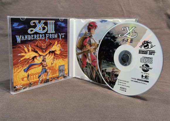 Ys III: Wanderers from Ys TurboGrafx-CD Reproduction