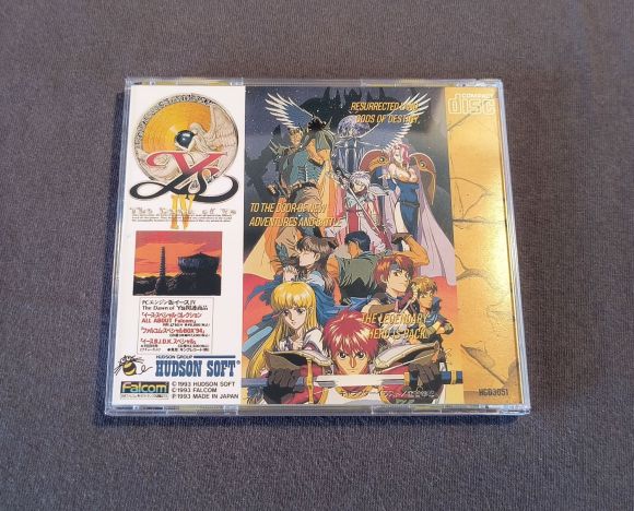 Ys IV: The Dawn of Ys PC Engine CD Reproduction (English)