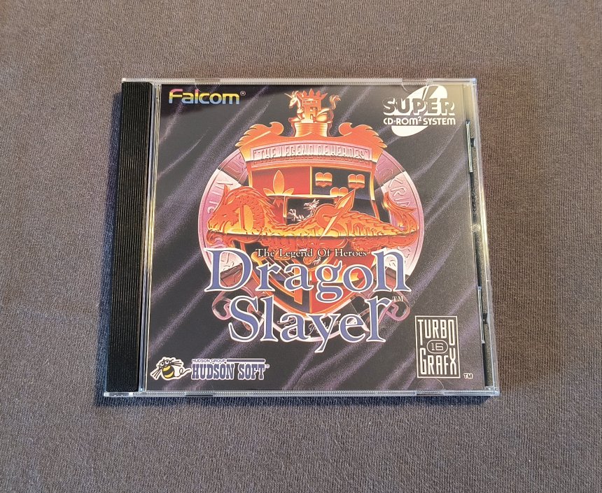 Dragon Slayer: The Legend of Heroes TurboGrafx-CD Reproduction