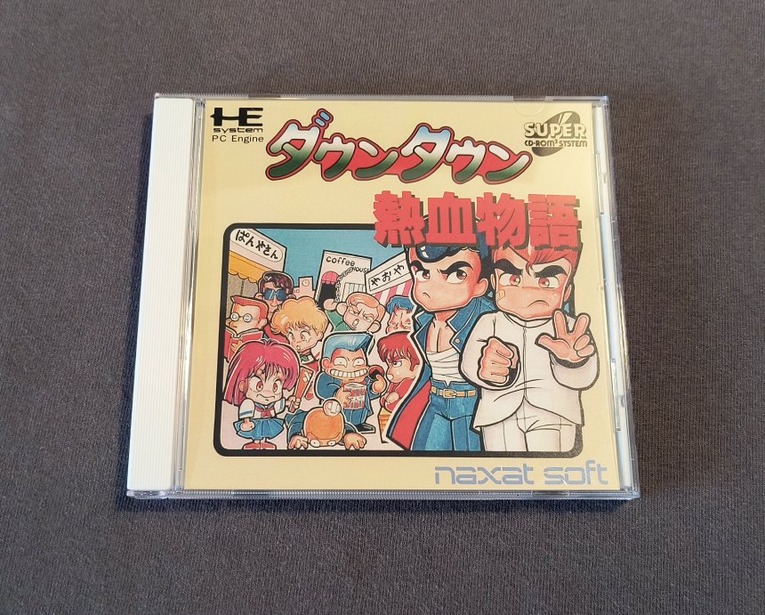 Downtown Nekketsu Monogatari PC Engine CD Reproduction