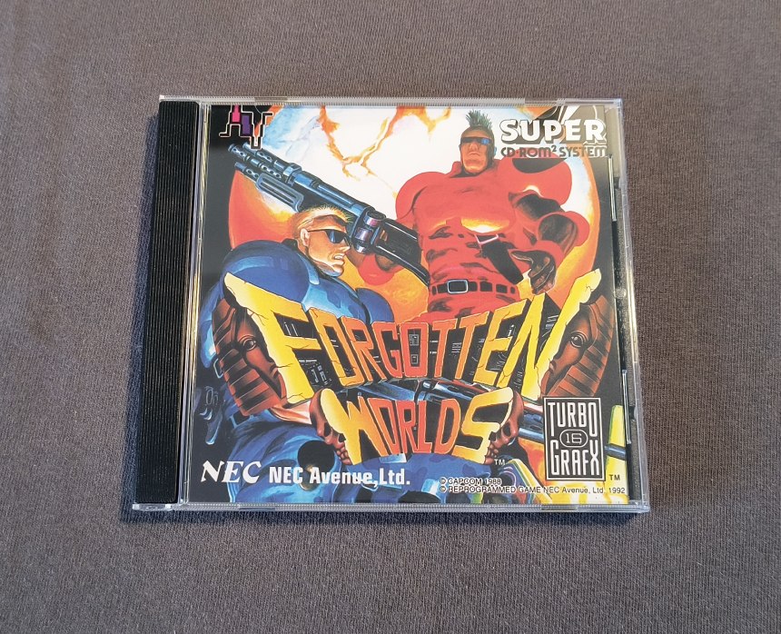 Forgotten Worlds TurboGrafx-CD Reproduction