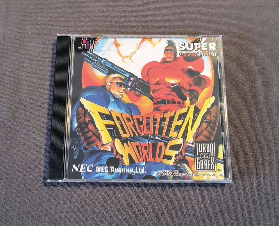 Forgotten Worlds TurboGrafx-CD Reproduction
