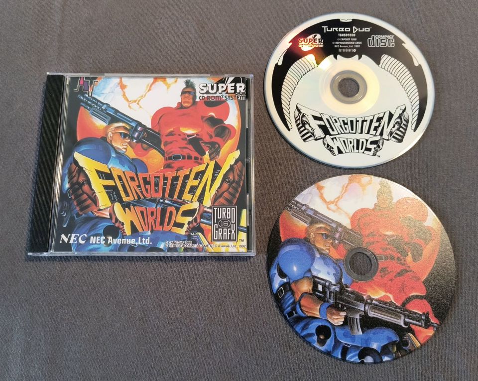Forgotten Worlds TurboGrafx-CD Reproduction