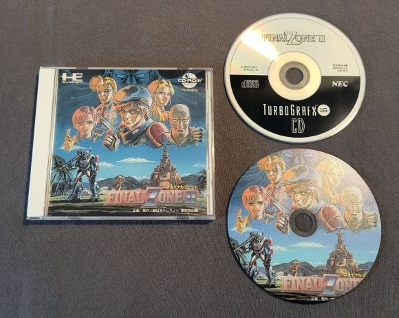 Final Zone II TurboGrafx-CD Reproduction