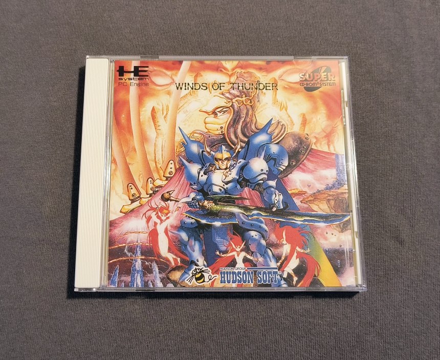 Winds of Thunder PC Engine CD Reproduction