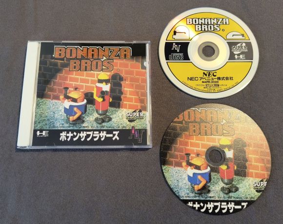 Bonanza Bros. PC Engine CD Reproduction