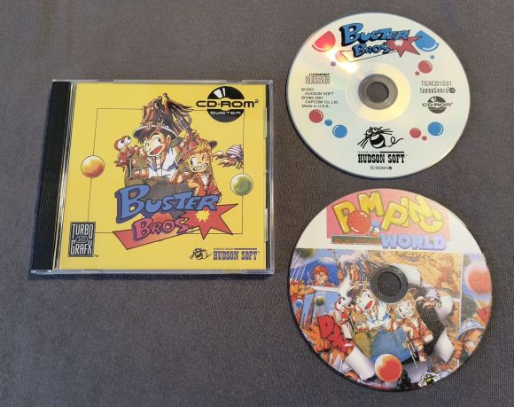 Buster Bros. TurboGrafx-CD Reproduction