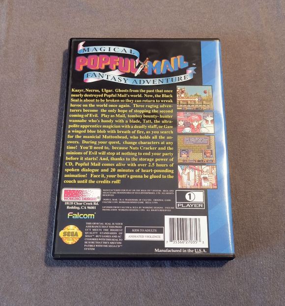 Popful Mail Sega CD Reproduction