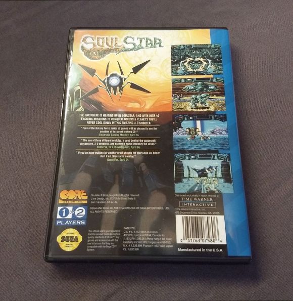 Soulstar Sega CD Reproduction