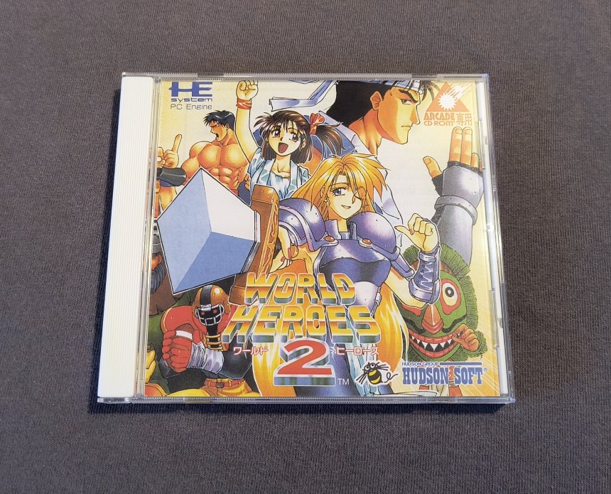 World Heroes 2 PC Engine CD Reproduction