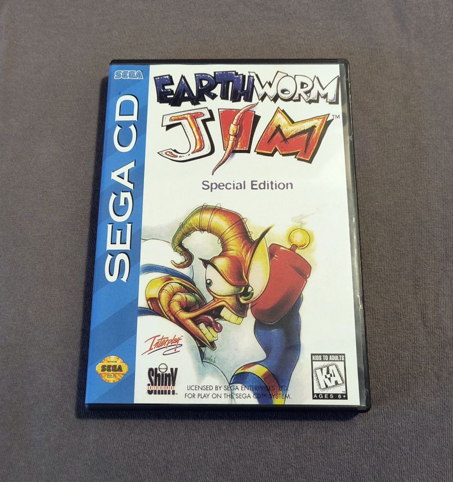 Earthworm Jim: Special Edition Sega CD Reproduction