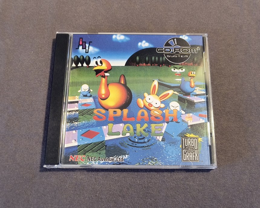 Splash Lake TurboGrafx-CD Reproduction