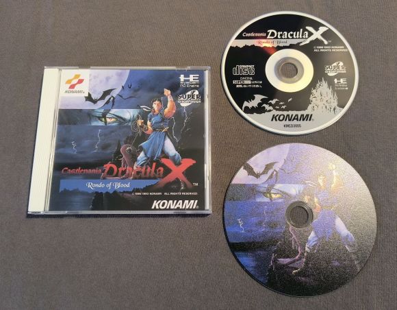 Akumajo Dracula X: Chi no Rondo (Castlevania: Dracula X Rondo of Blood) PC Engine CD Reproduction (English)