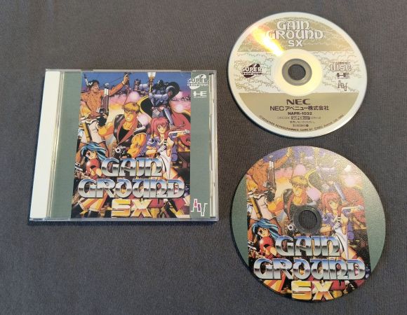 Gain Ground SX PC Engine CD Reproduction