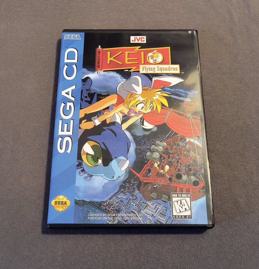 Keio Flying Squadron Sega CD Reproduction