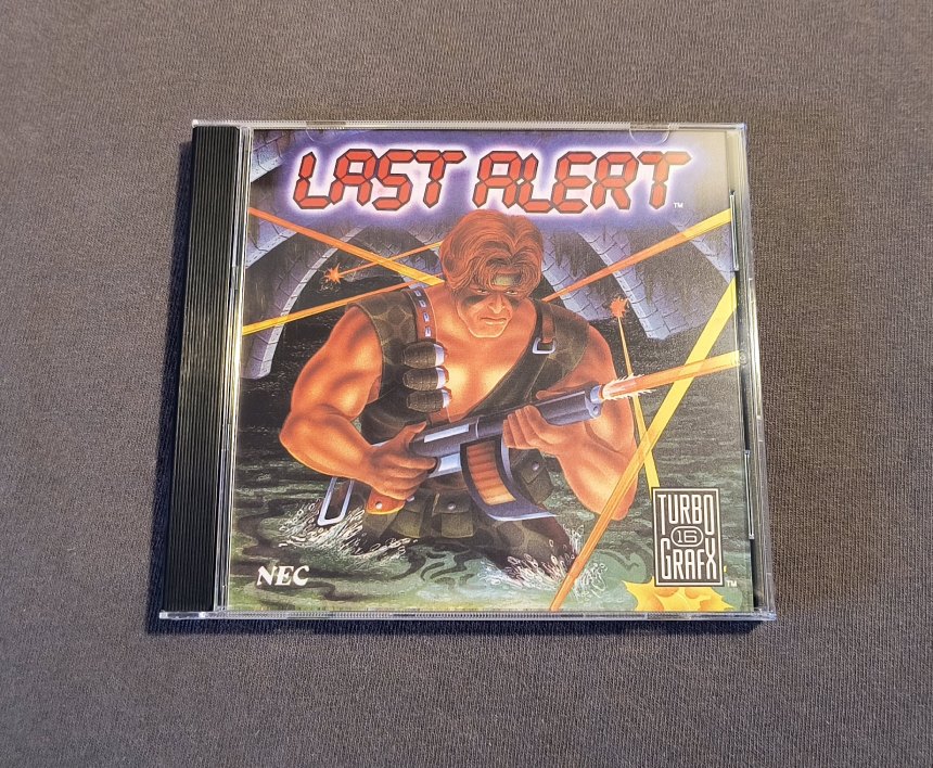 Last Alert TurboGrafx-CD Reproduction
