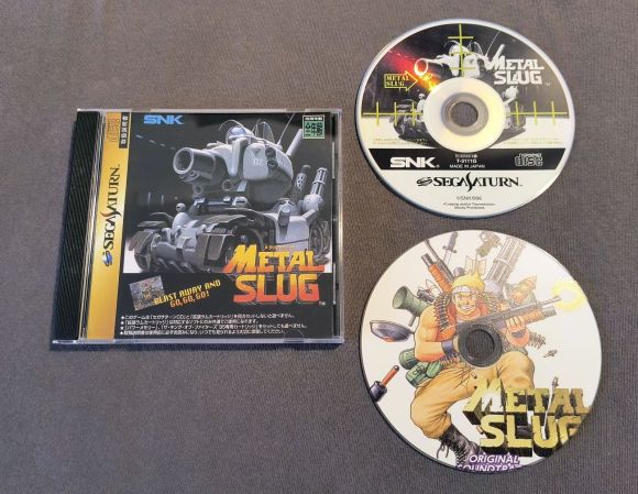 Metal Slug Sega Saturn Reproduction