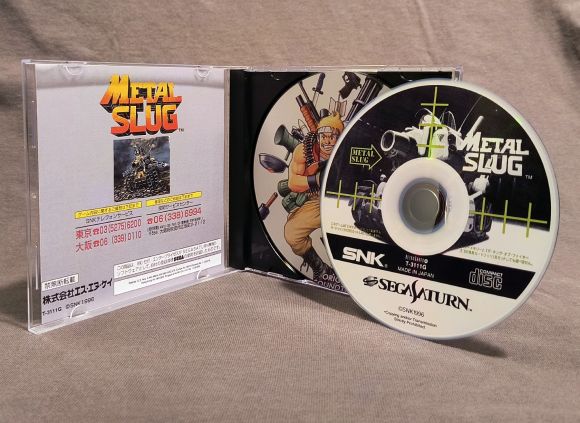 Metal Slug Sega Saturn Reproduction