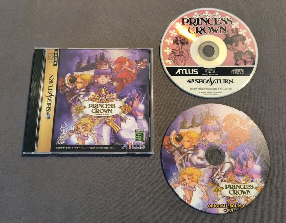 Princess Crown Sega Saturn Reproduction (English)