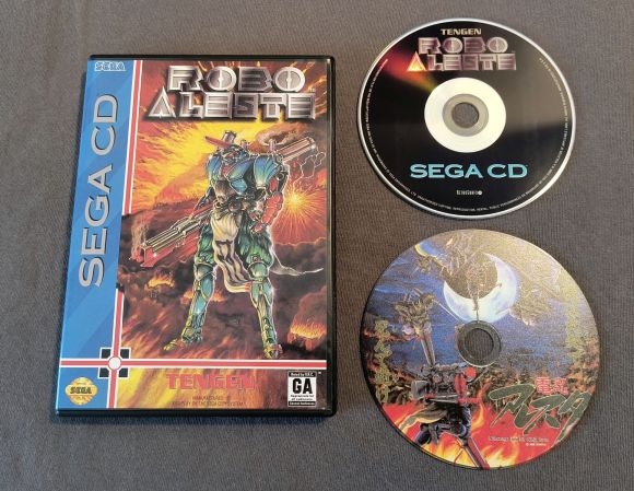 Robo Aleste Sega CD Reproduction