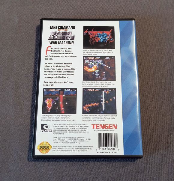 Robo Aleste Sega CD Reproduction