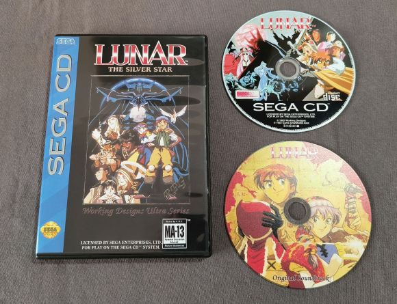 Lunar: The Silver Star Sega CD Reproduction (Un-Worked Designs)