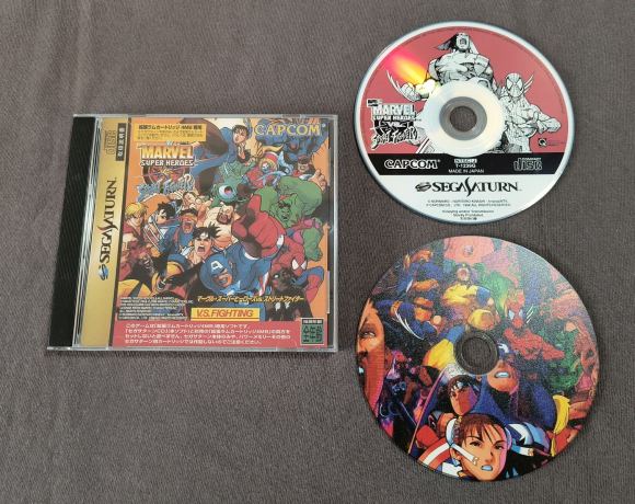 Marvel Super Heroes vs. Street Fighter Sega Saturn Reproduction